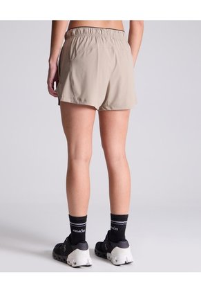 Short Running Con Brief Aeroflow Para Mujer Beige Atmos