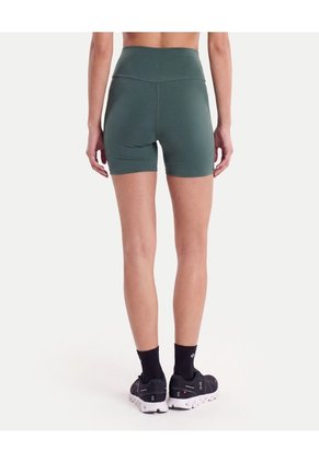 Short Biker Pretina Cruzada Aerius Skin  Para Mujer Verde Atmos