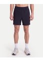 Bermuda Aeroflow Con Biker Interno  Para Hombre Negro Atmos de Atmos