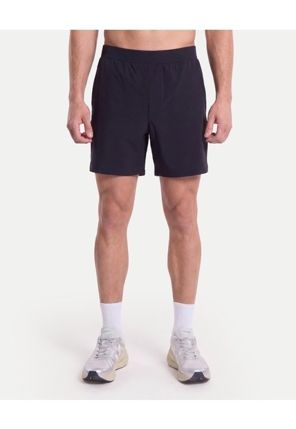 Bermuda Aeroflow Con Biker Interno  Para Hombre Negro Atmos
