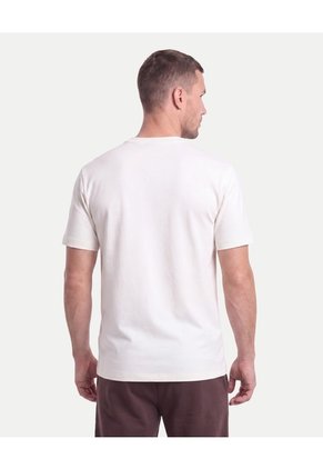 Camiseta Con Bolsillo Relaxed Fit Plush  Para Hombre Blanco Atmos