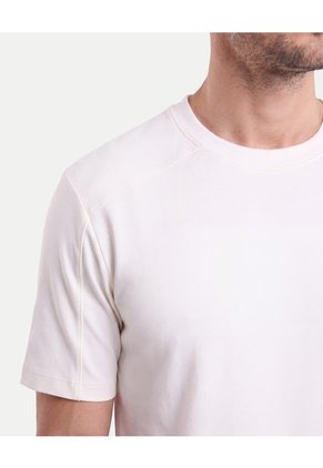 Camiseta Con Bolsillo Relaxed Fit Plush  Para Hombre Blanco Atmos