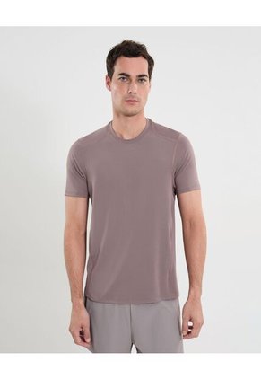 Camiseta Para Hombre Manga Corta Cuello Redondo Color Rosa Marca Atmos #32090233