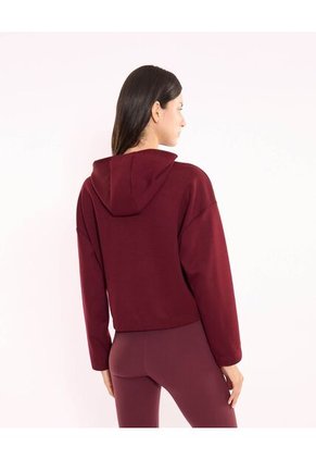 Top Para Mujer Soporte Bajo Color Vino Marca Atmos #31220184