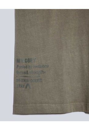 Camiseta Para Hombre Manga Corta Color Verde Oliva Marca Atmos #32090118