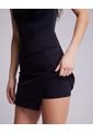 Falda Para Mujer Corto Color Negro Marca Atmos #31140007 de Atmos