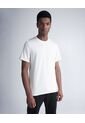 Camiseta Regular Fit Manga Corta  Para Hombre Marfil Atmos de Atmos