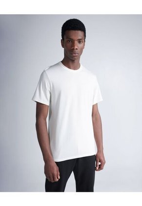 Camiseta Regular Fit Manga Corta Para Hombre Marfil Atmos