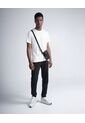 Camiseta Regular Fit Manga Corta  Para Hombre Marfil Atmos de Atmos
