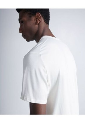 Camiseta Regular Fit Manga Corta Para Hombre Marfil Atmos
