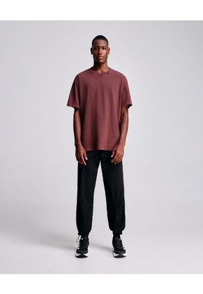 Camiseta Para Hombre Manga Corta Color Vino Marca Atmos #32090121