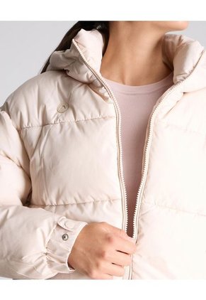 Chaqueta Para Mujer Acolchada Color Beige Marca Atmos #31080027