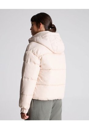 Chaqueta Para Mujer Acolchada Color Beige Marca Atmos #31080027