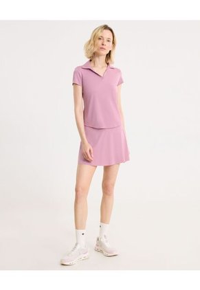 Polo Manga Corta Training  Para Mujer Lila Atmos