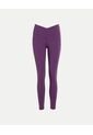 Leggins Pretina Cruzada Aerius Skin  Para Mujer Morado Atmos de Atmos