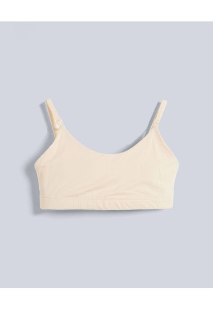 Top Para Mujer  Color Crema Marca Atmos #31220129