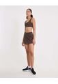 Top Soporte Medio Con Cut Out Aerius Skin  Para Mujer Café Atmos de Atmos