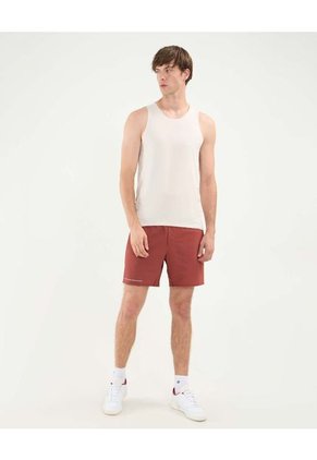 Camiseta Para Hombre Manga Sisa Cuello Redondo Color Beige Marca Atmos #32090193