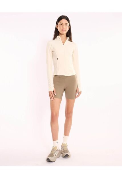Camiseta Amplia Manga Corta Con Estampado  Para Mujer Mocca Atmos