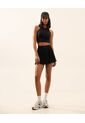Falda Mesh Con Bóxer  Para Mujer Negro Atmos de Atmos