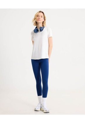 Leggins Regular Aerius Skin  Para Mujer Azul Atmos