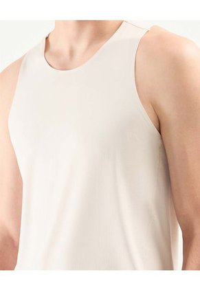 Camiseta Para Hombre Manga Sisa Cuello Redondo Color Beige Marca Atmos #32090193