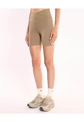 Camiseta Amplia Manga Corta Con Estampado  Para Mujer Mocca Atmos