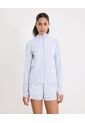 Chaqueta Deportiva Hoodie Básica  Para Mujer Azul Atmos de Atmos