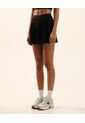 Falda Mesh Con Bóxer  Para Mujer Negro Atmos de Atmos
