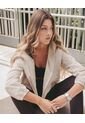 Chaqueta Rompevientos Con Capota Y Bolsillos  Para Mujer Mocca Atmos de Atmos