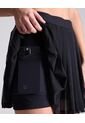 Falda Mesh Con Bóxer  Para Mujer Negro Atmos de Atmos