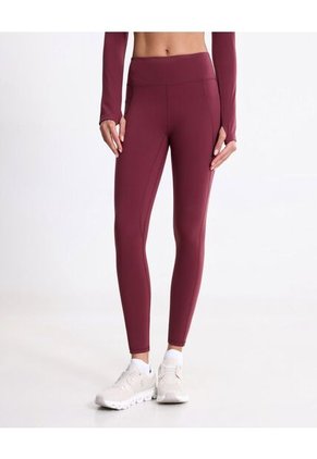 Leggins Pockets Aerius Soft  Para Mujer Vino Atmos