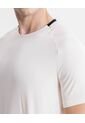 Camiseta Manga Corta Con Diseño Reflectivo  Para Hombre Crema Atmos de Atmos