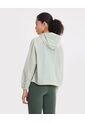 Chaqueta Rompevientos Con Capota Y Bolsillos  Para Mujer Verde Atmos de Atmos