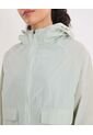 Chaqueta Rompevientos Con Capota Y Bolsillos  Para Mujer Verde Atmos de Atmos