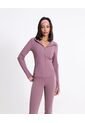 Chaqueta Deportiva Hoodie Básica  Para Mujer Morado Atmos de Atmos