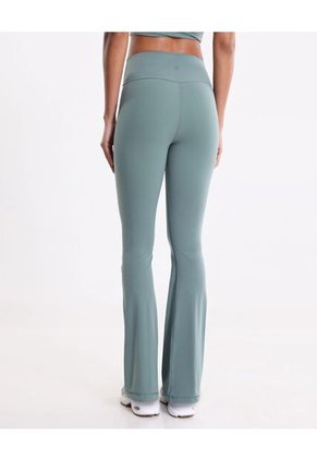 Leggings Flare Aerius Skin  Para Mujer Verde Atmos