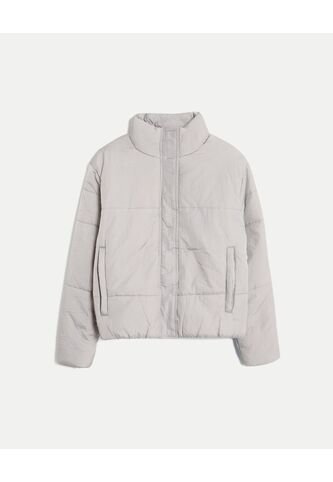 Chaqueta Para Mujer Acolchada Color Gris Marca Atmos #31080050 Atmos