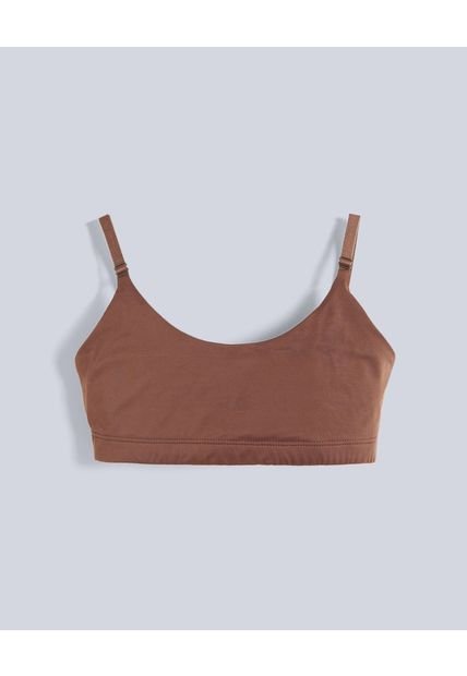Top Para Mujer  Color Café Marca Atmos #31220128
