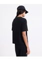 Camiseta Oversize Básica  Para Mujer Negro Atmos de Atmos
