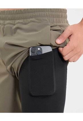 Bermuda Para Hombre Deportiva Largo Color Verde Marca Atmos #32100112