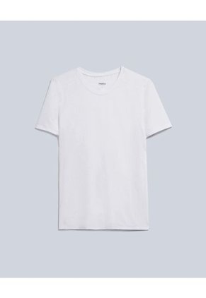 Camiseta Para Mujer Manga Corta Cuello Redondo Color Marfil Marca Atmos #31090084