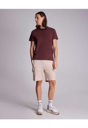 Camiseta Para Hombre Manga Corta Color Vino Marca Atmos #32090123