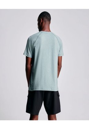 Camiseta Para Hombre Manga Corta Cuello Redondo Color Verde Pastel Marca Atmos #32090144