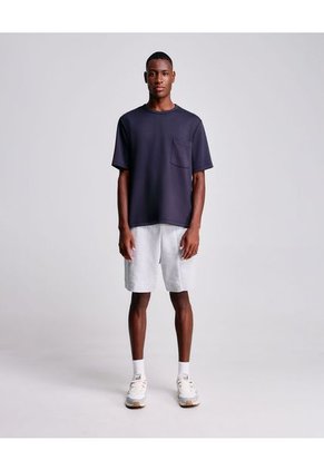 Camiseta Para Hombre Manga Corta Color Azul Oscuro Marca Atmos #32090151