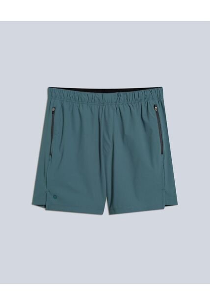 Bermuda Para Hombre Deportiva Largo Color Verde Pastel Marca Atmos #32100084