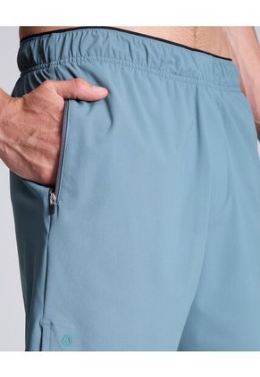 Bermuda Para Hombre Deportiva Largo Color Verde Pastel Marca Atmos #32100084