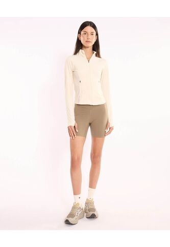 Short Para Mujer Multiusos Punto Color Mocca Marca Atmos #31190113 Atmos
