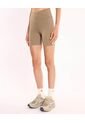 Short Para Mujer Multiusos Punto Color Mocca Marca Atmos #31190113 de Atmos