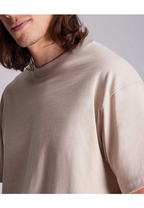 Camiseta Para Hombre Manga Corta Color Beige Marca Atmos #32090120